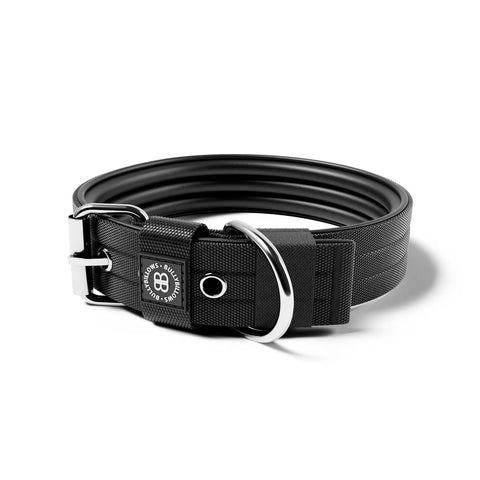 BullyBillows Pin Collar 4cm S Black