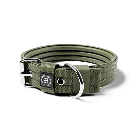 BullyBillows Pin Collar 4cm S Khaki