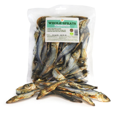 JR Jumbo Dried Whole Baltic Sprats 200g