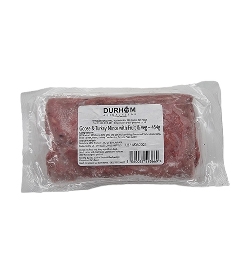 Durham Goose Turkey Fruit & Veg Mince 454g
