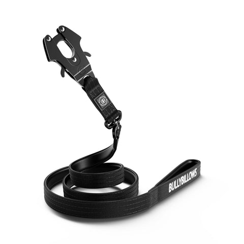 BullyBillows Swivel Combat Lead 1.4m Black