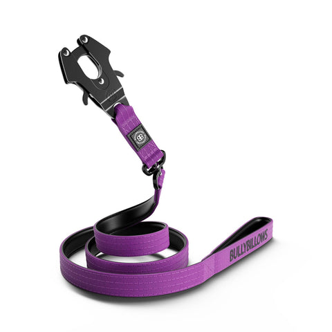 BullyBillows Swivel Combat Lead 1.4m Purple