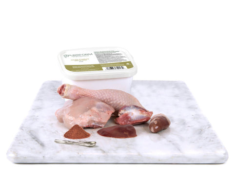 PurrForm Chicken With Ground Bone, Chicken Liver, Heart & Gizzard. Kitten 450g