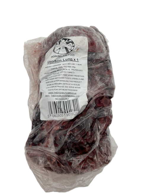 Dogs Butcher X1 Venison Lung
