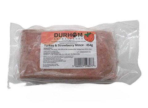 Durham Turkey & Strawberry Mince 454g