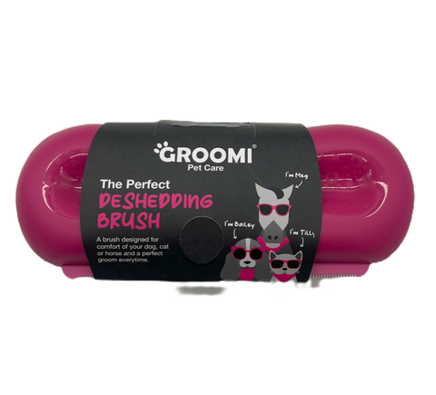 Groomi De Shedding Brush Pink