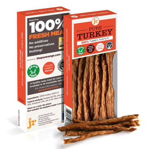 JR Pure Meat Sticks Turkey 50g