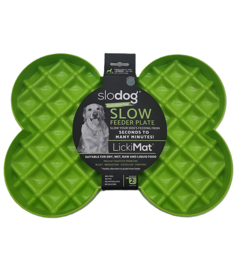 Slow Feeder Plate Green
