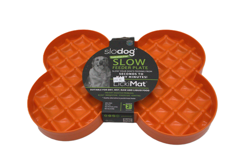 Slow Feeder Plate Orange