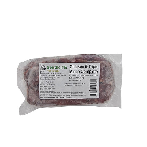 SouthCliffe Complete Chicken & Tripe Mince 454g