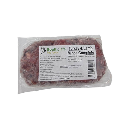 SouthCliffe Complete Turkey & Lamb Mince 454g