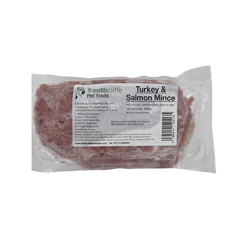 SouthCliffe Turkey & Salmon Mince 454g