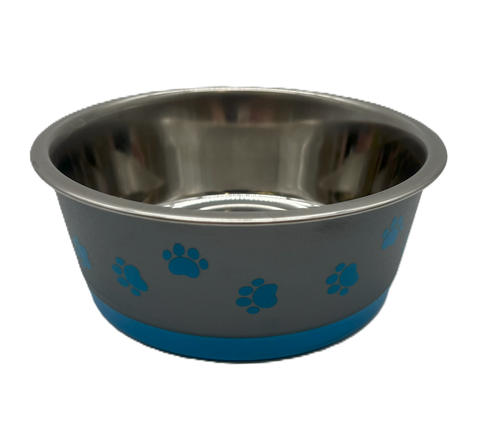 Classic Hybrid Stainless Steel Dish Blue 700ml
